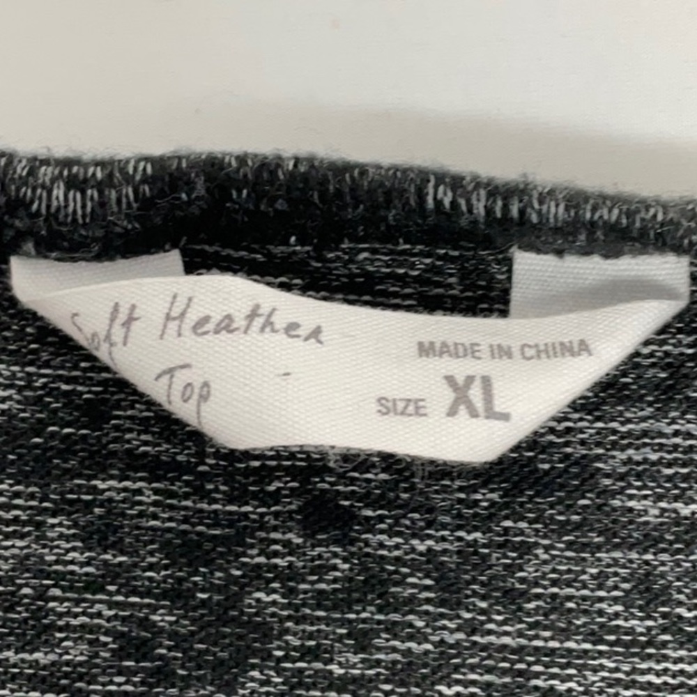 Member’s Mark ladies soft heather crew neck top, size XL - Picture 4 of 6